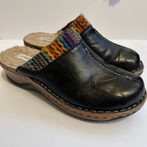 Josef Seibel Catalonia 59 Clogs in Black (Size EU37/US 7)